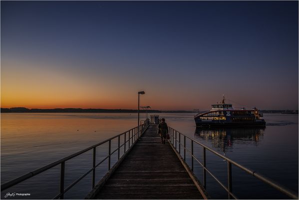 auf dem Weg zur Arbeit