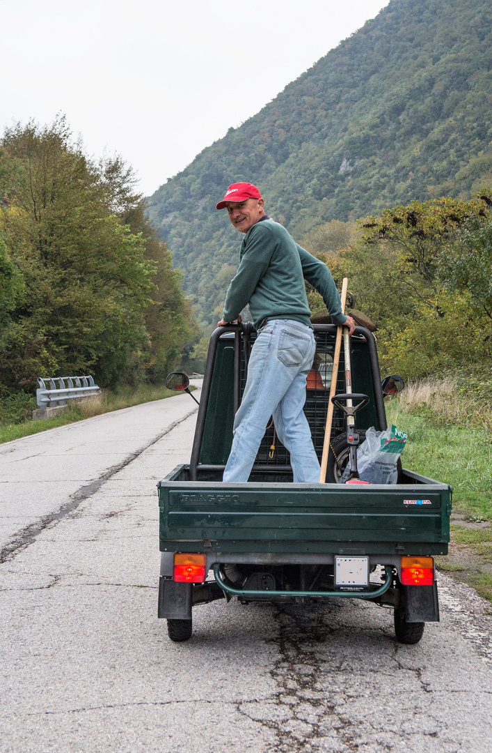 auf dem Weg zur Arbeit...