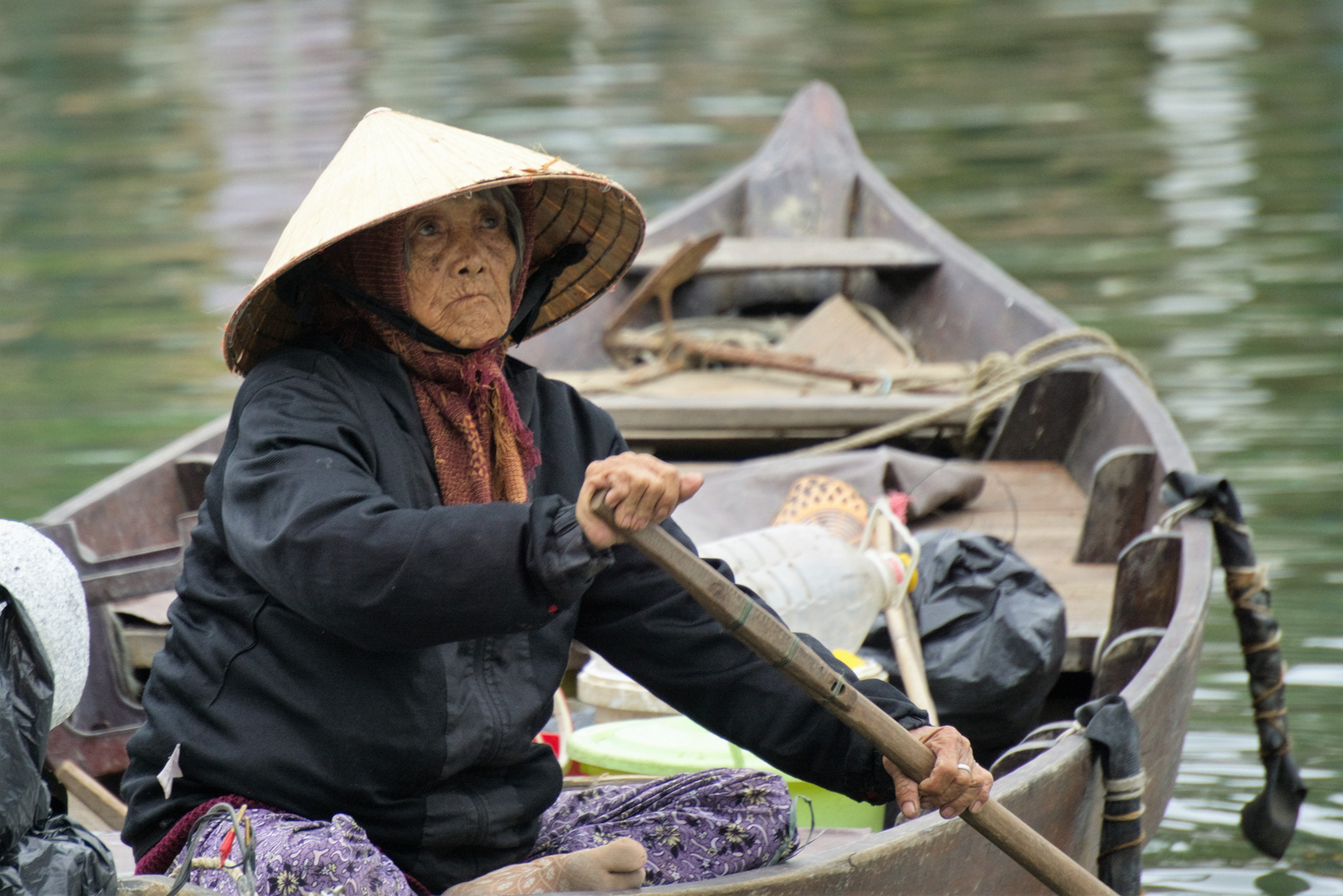 auf dem Weg zur Arbeit in Hoian