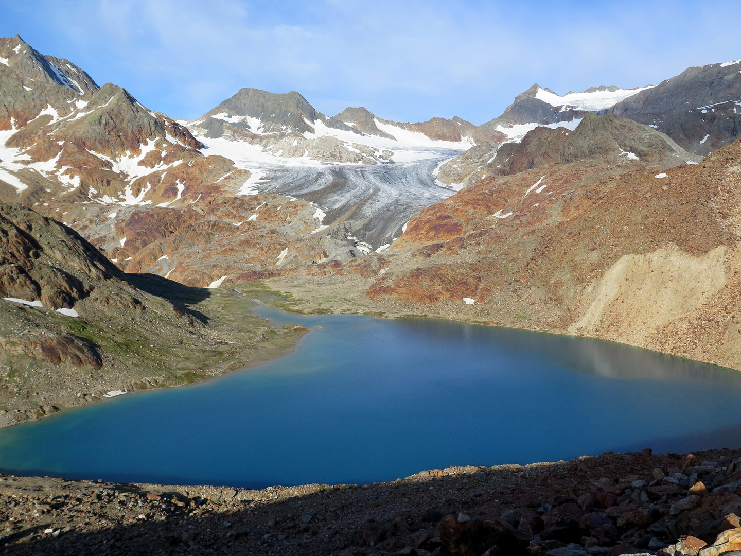 auf dem weg zur becherhütte