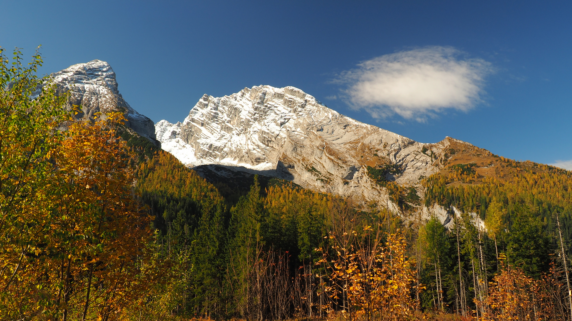 Auf dem Weg zur Blaueishütte 