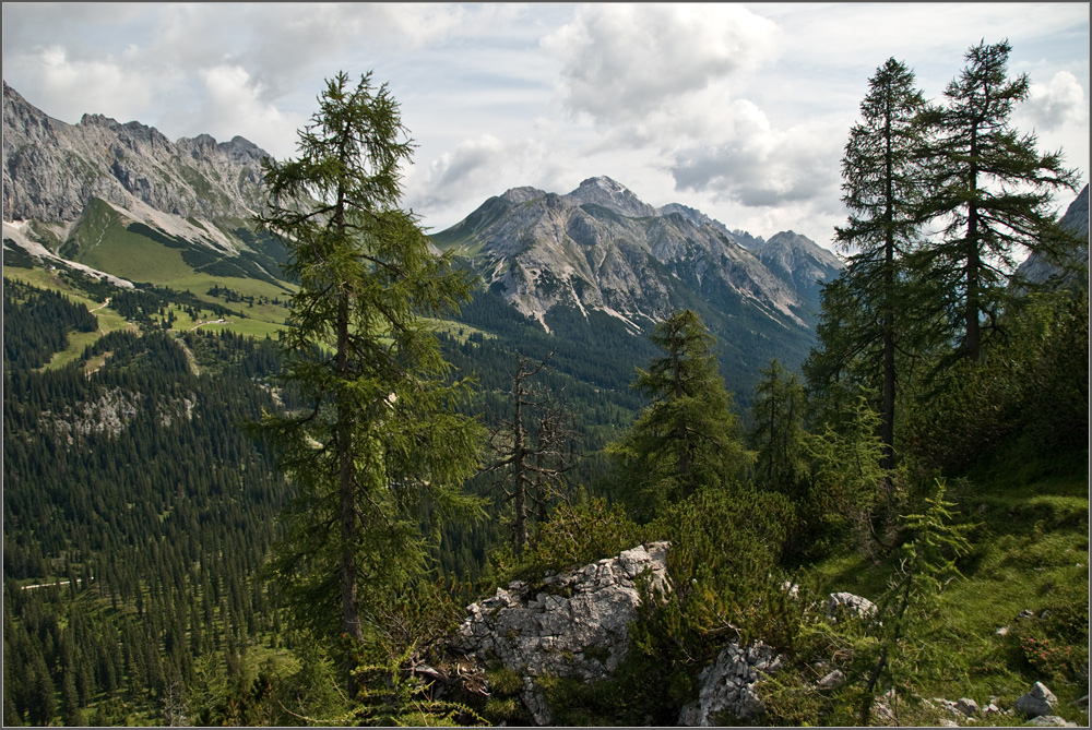 Auf dem Weg zur Breitenkopfhütte