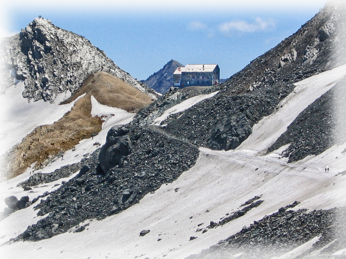 AUF DEM WEG ZUR BRITANNIAHÜTTE IM WALLIS...