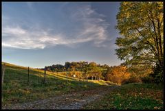 auf dem Weg zur Burg