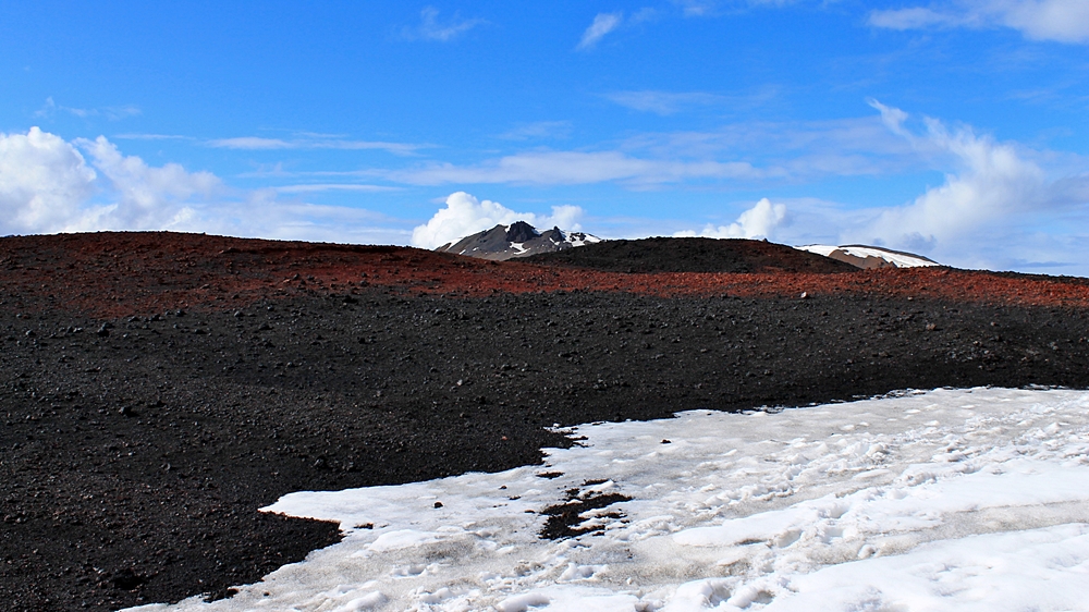 Auf dem Weg zur Caldera