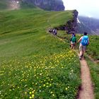 Auf dem Weg zur Darmülser Mittagsspitze