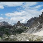 Auf dem Weg zur DreiZinnenhütte...