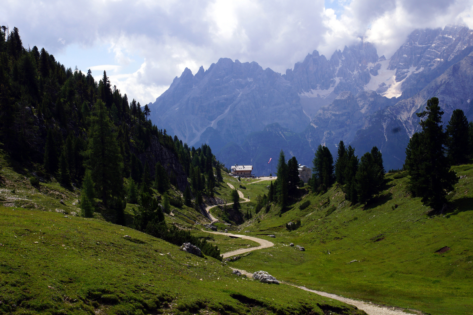 Auf dem Weg zur Dürrensteinhütte........ Südtirol