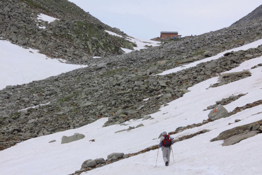 Auf dem weg zur Edelrauthütte.