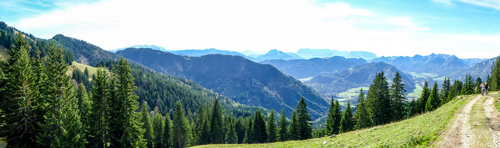 Auf dem Weg zur Enzianhütte