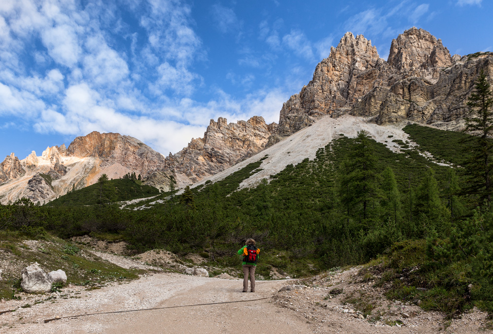 Auf dem Weg zur Fanes Alm