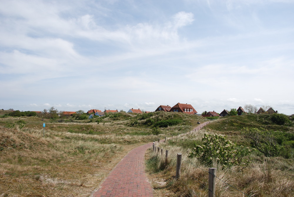 Auf dem Weg zur Ferienwohnung(Baltrum)