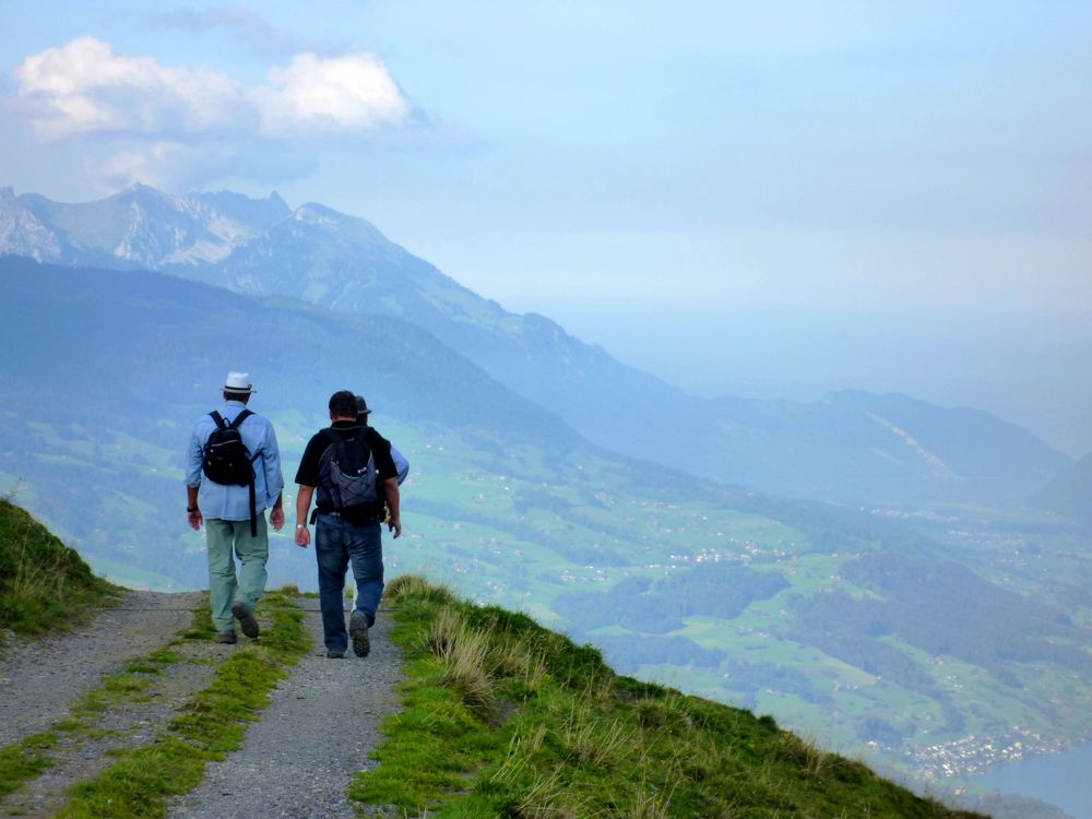 Auf dem Weg zur Fluonalp ...