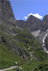 Auf dem Weg zur Grasleitenhütte