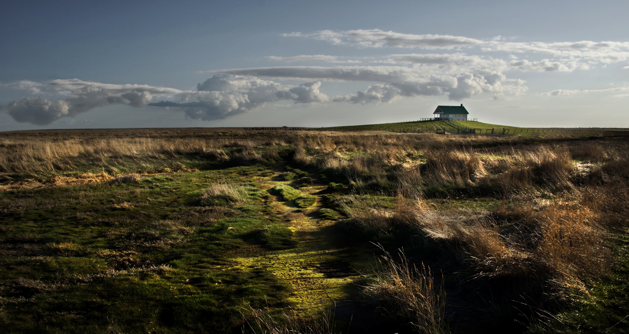 Auf dem Weg zur Hamburger Hallig