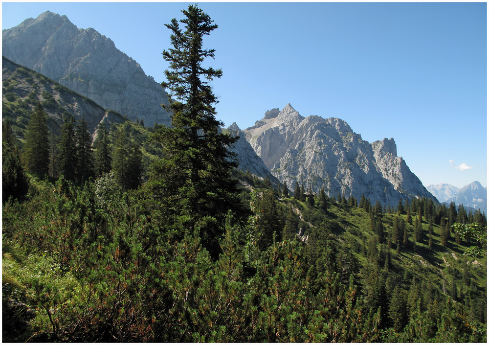 Auf dem Weg zur Hochlandhütte