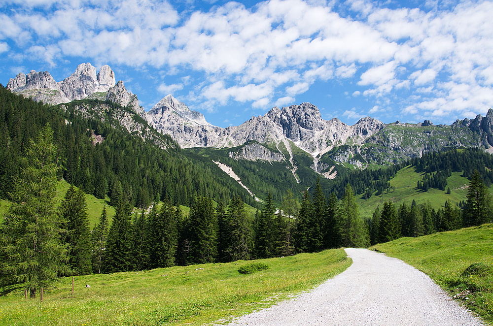 Auf dem Weg zur Hofalm(Salzburgerland)