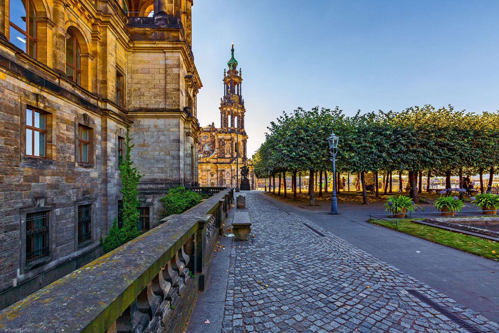 Auf dem Weg zur Hofkirche