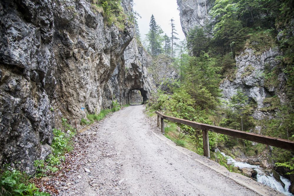 Auf dem Weg zur Klamm