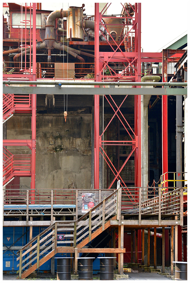 Auf dem Weg zur Kokerei III - Zeche Zollverein