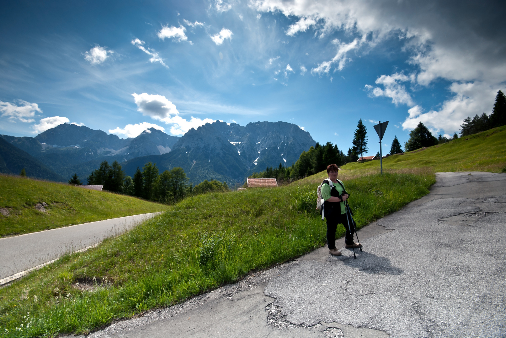 auf dem Weg zur Korbinianhütte