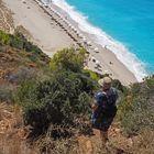 Auf dem Weg zur Mylos-Bucht bei Aghios Nikitas