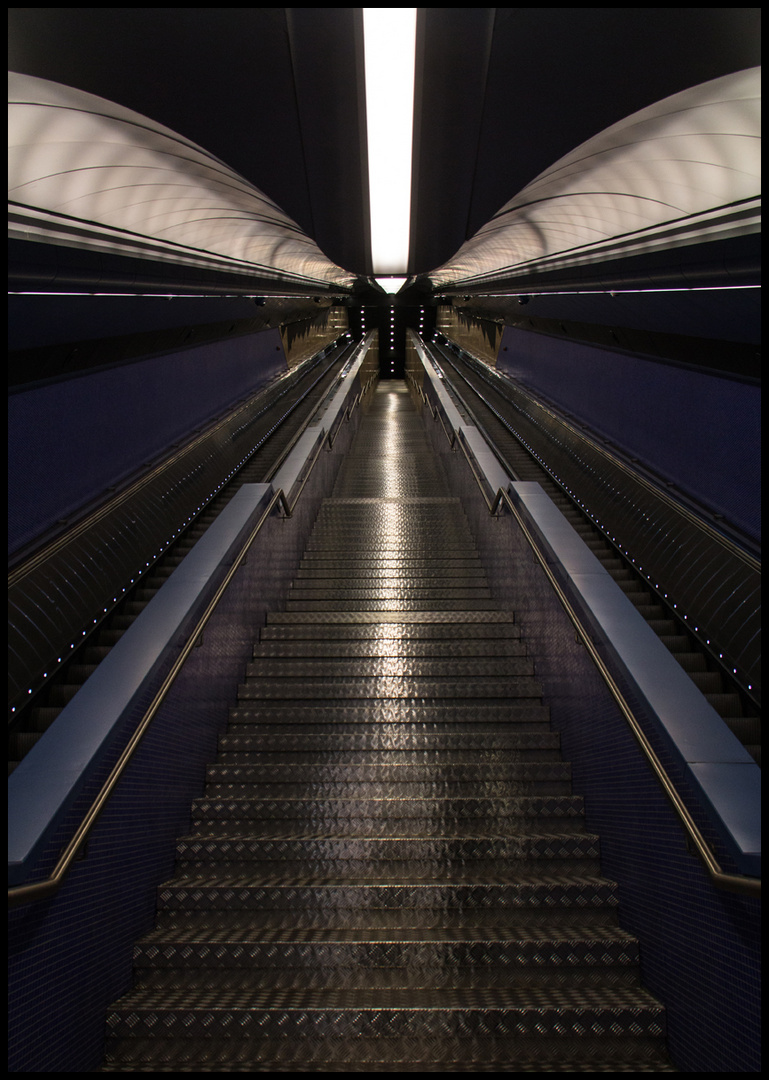 auf dem Weg zur nächsten Station