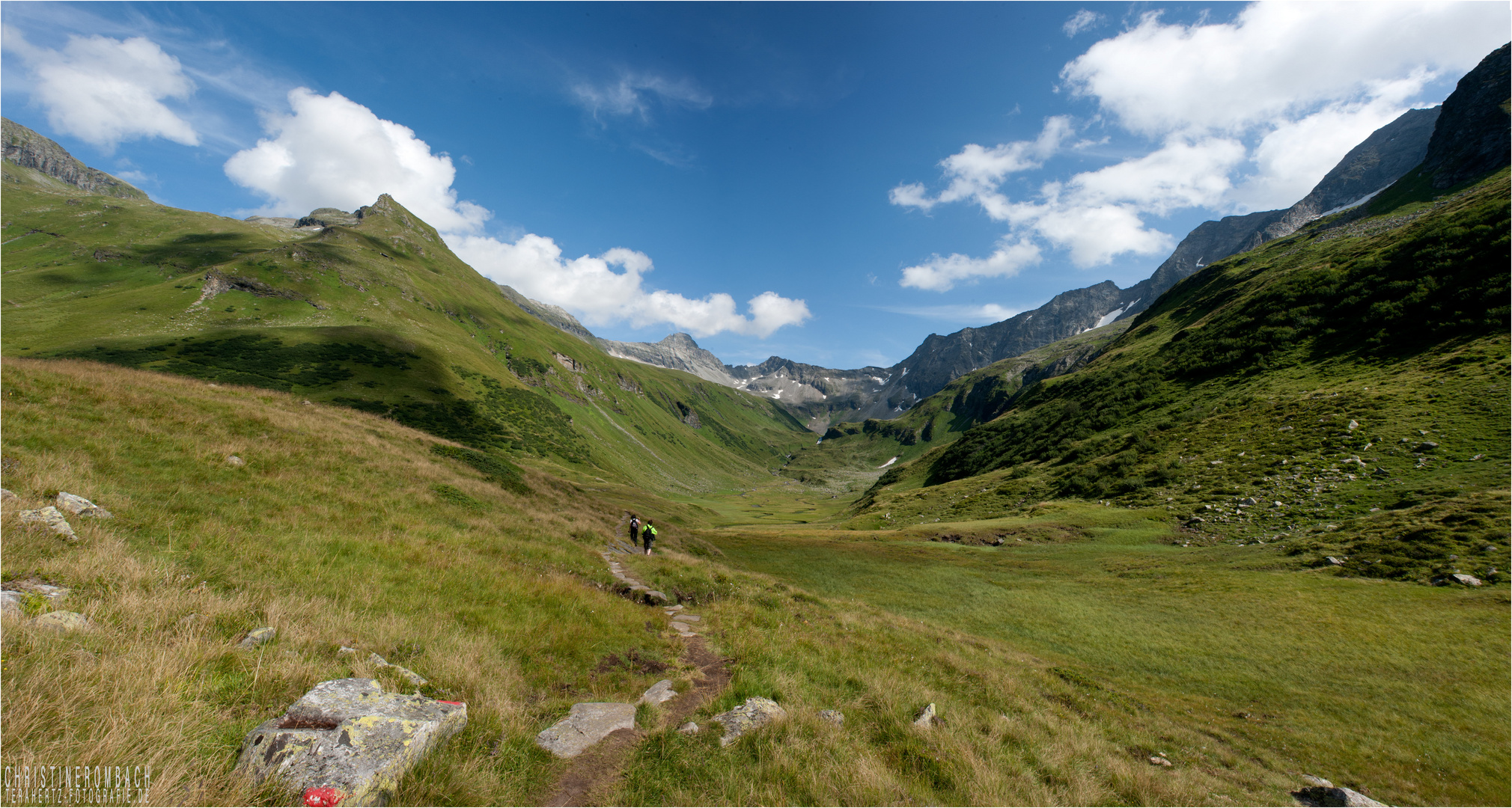 auf dem weg zur neufürther Hütte