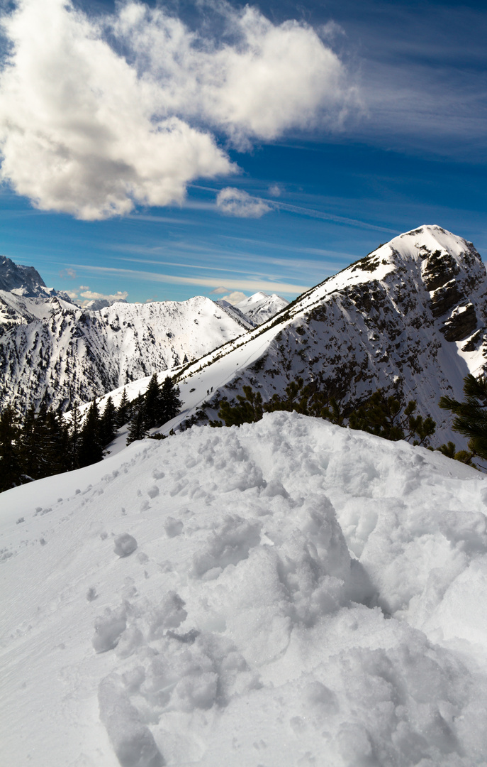 Auf dem Weg zur Notkarspitze