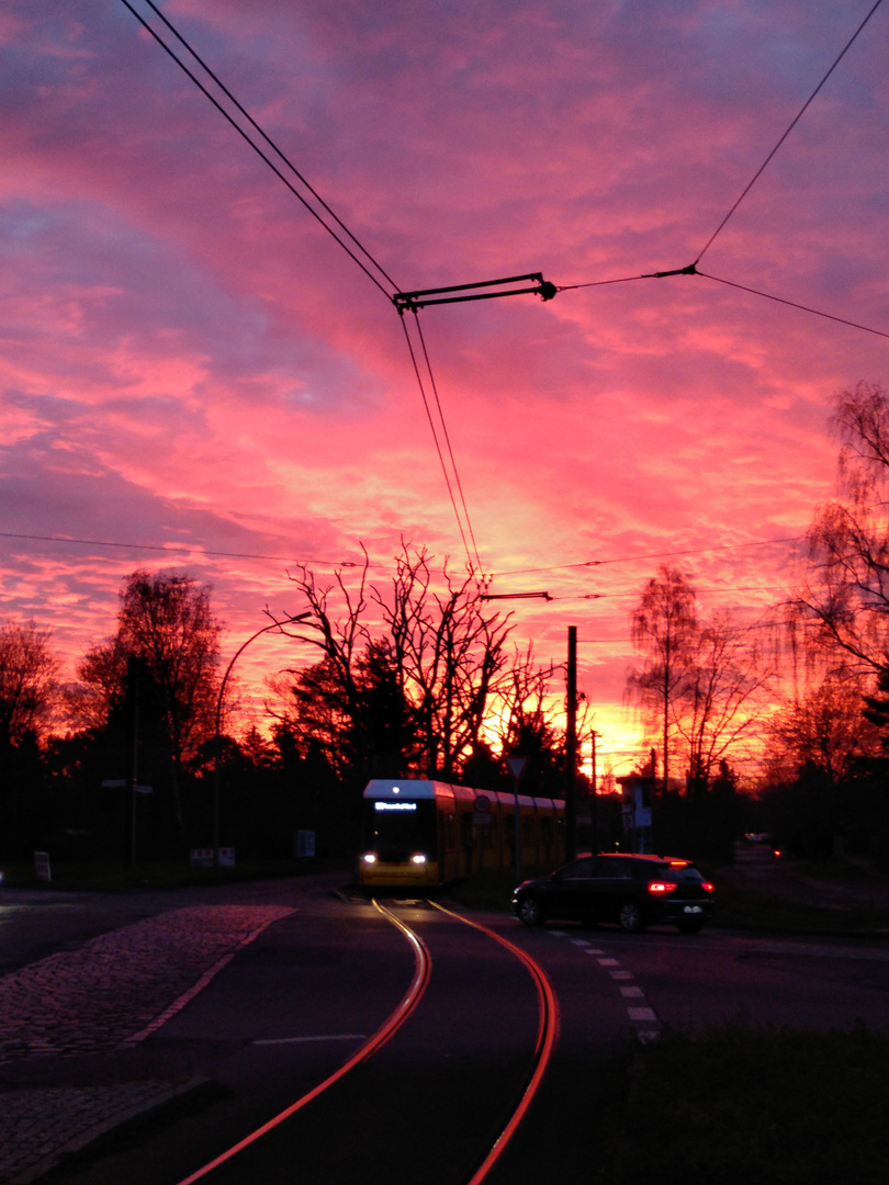 Auf dem Weg zur Schule ...