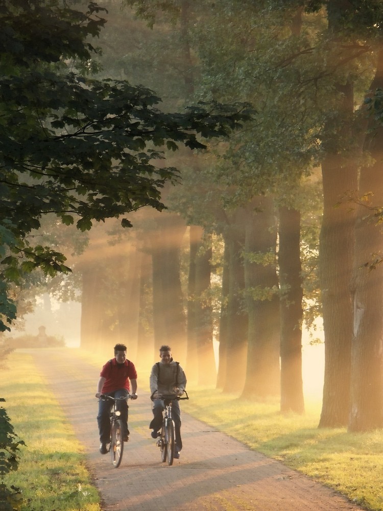 Auf dem Weg zur Schule - Münster, Dieckhoffweg, 22.09.2005