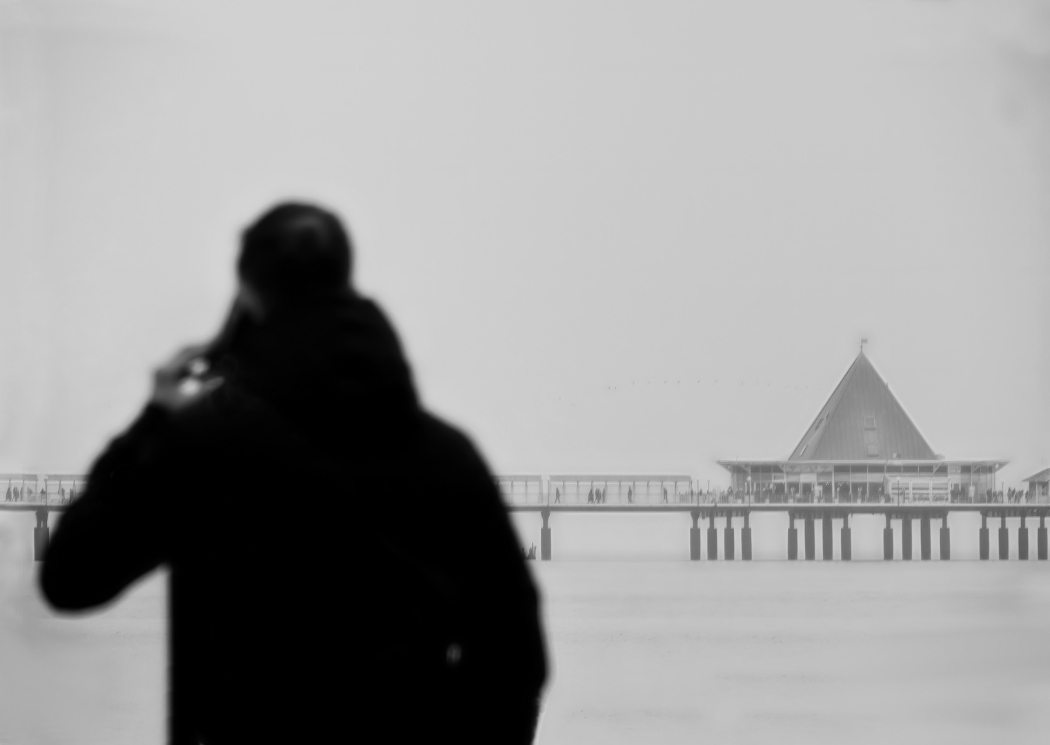 Auf dem Weg zur Seebrücke Heringsdorf