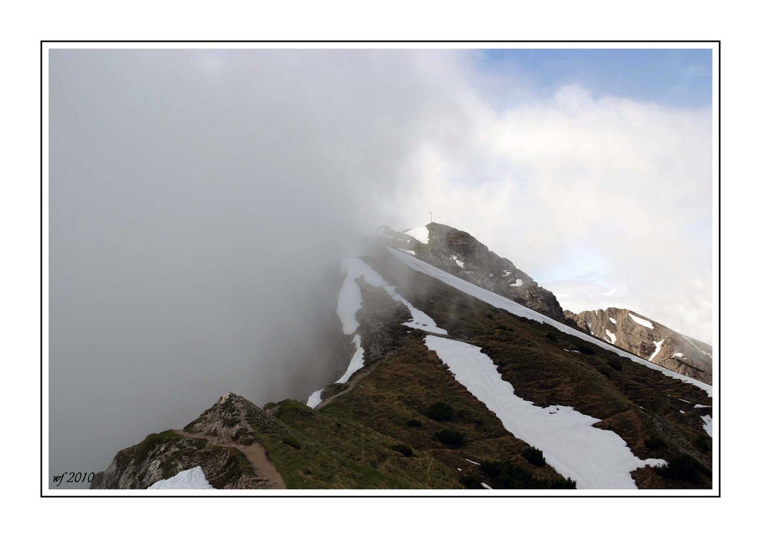 Auf dem Weg zur Seefelder Spitze