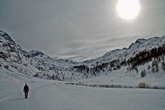 Auf dem Weg zur Selvas Hütte