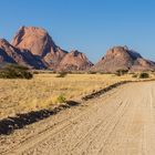 Auf dem Weg zur Spitzkoppe