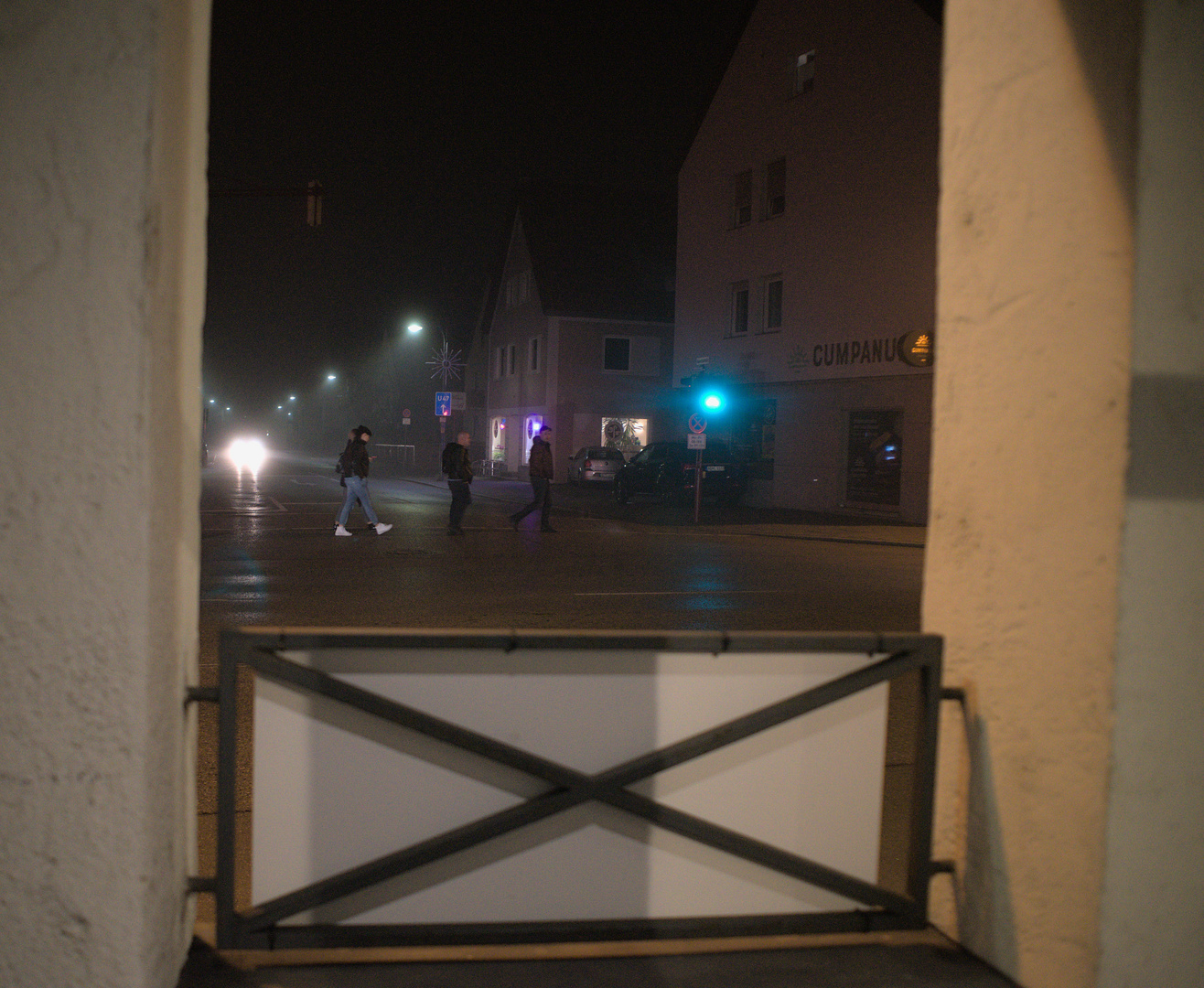 Auf dem Weg zur Tankstelle