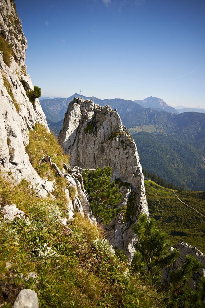 Auf dem Weg zur Tölzer Hütte