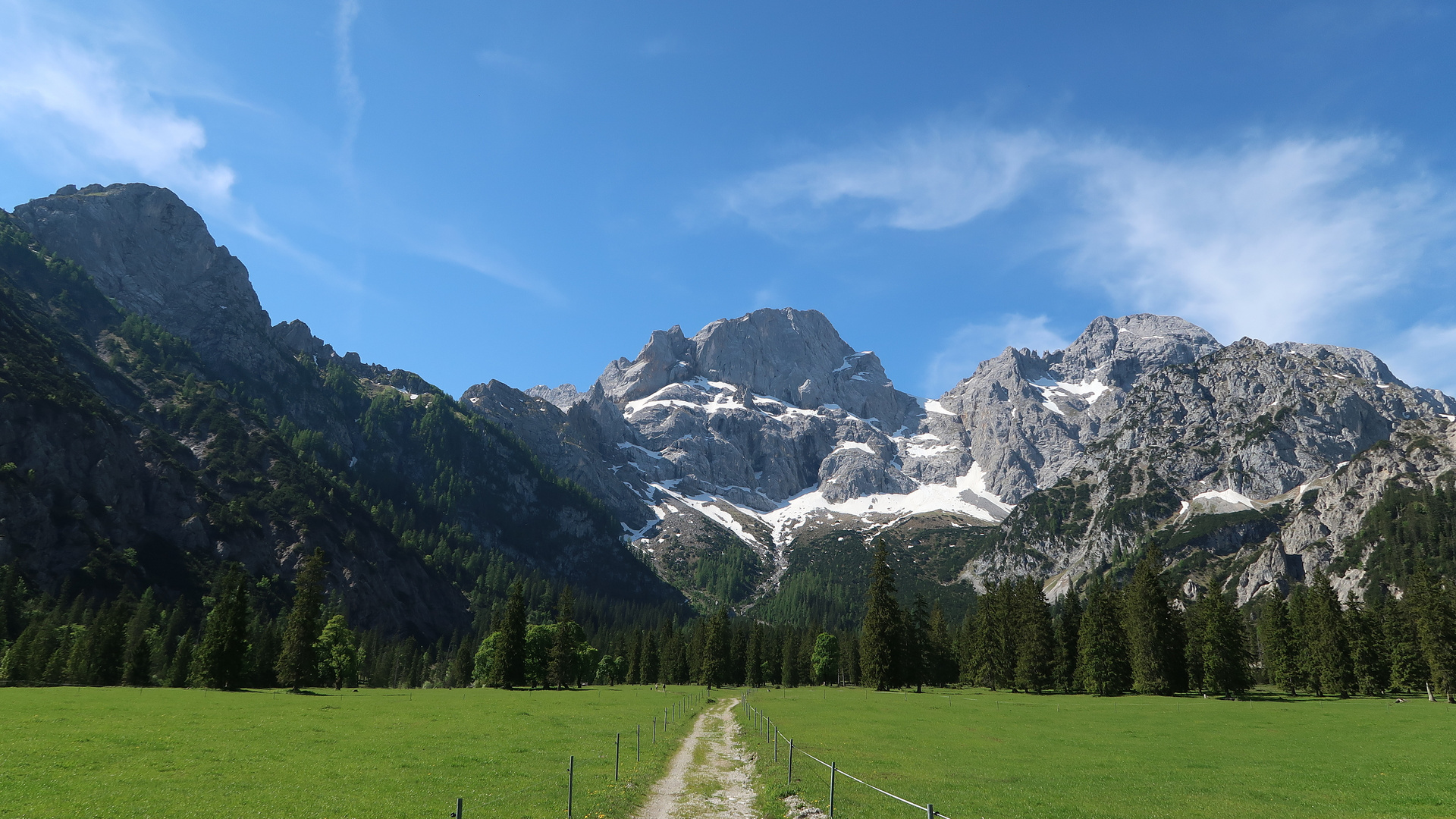 Auf dem Weg zur Torscharte, Karwendel,  Hinterriß