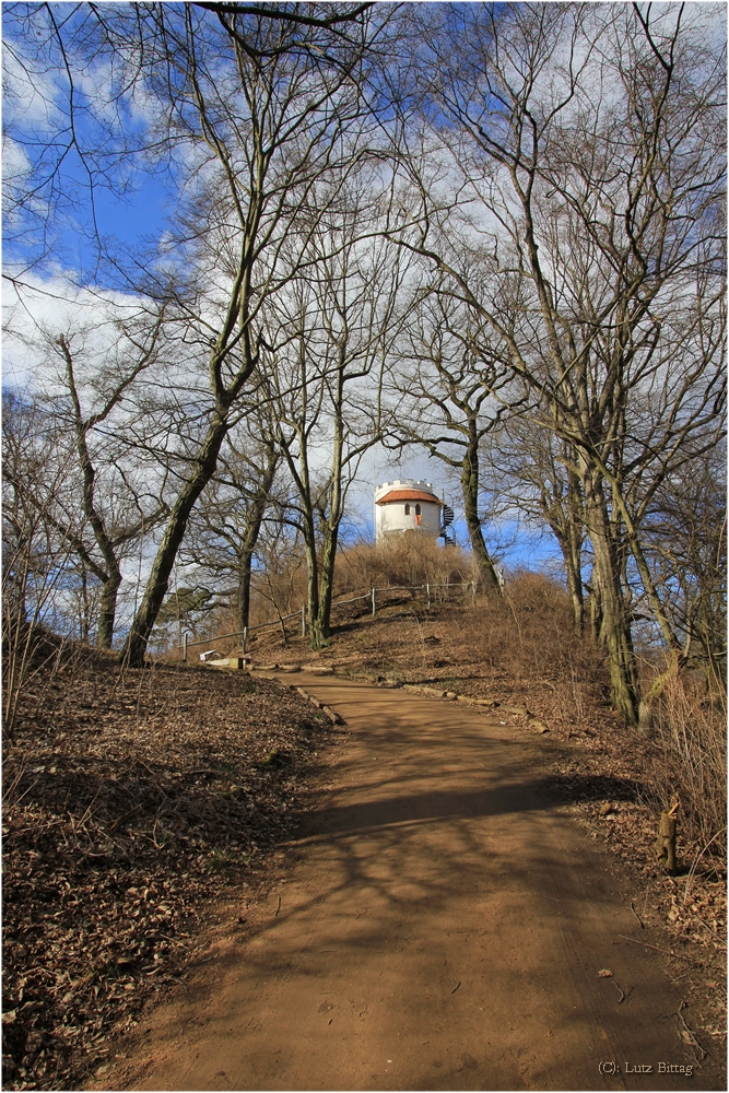 Auf dem Weg zur Wallwitzburg