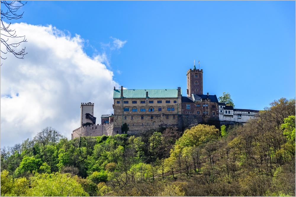 Auf dem Weg zur Wartburg