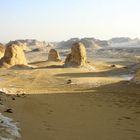 auf dem Weg zur "Weißen Wüste" in Ägypten