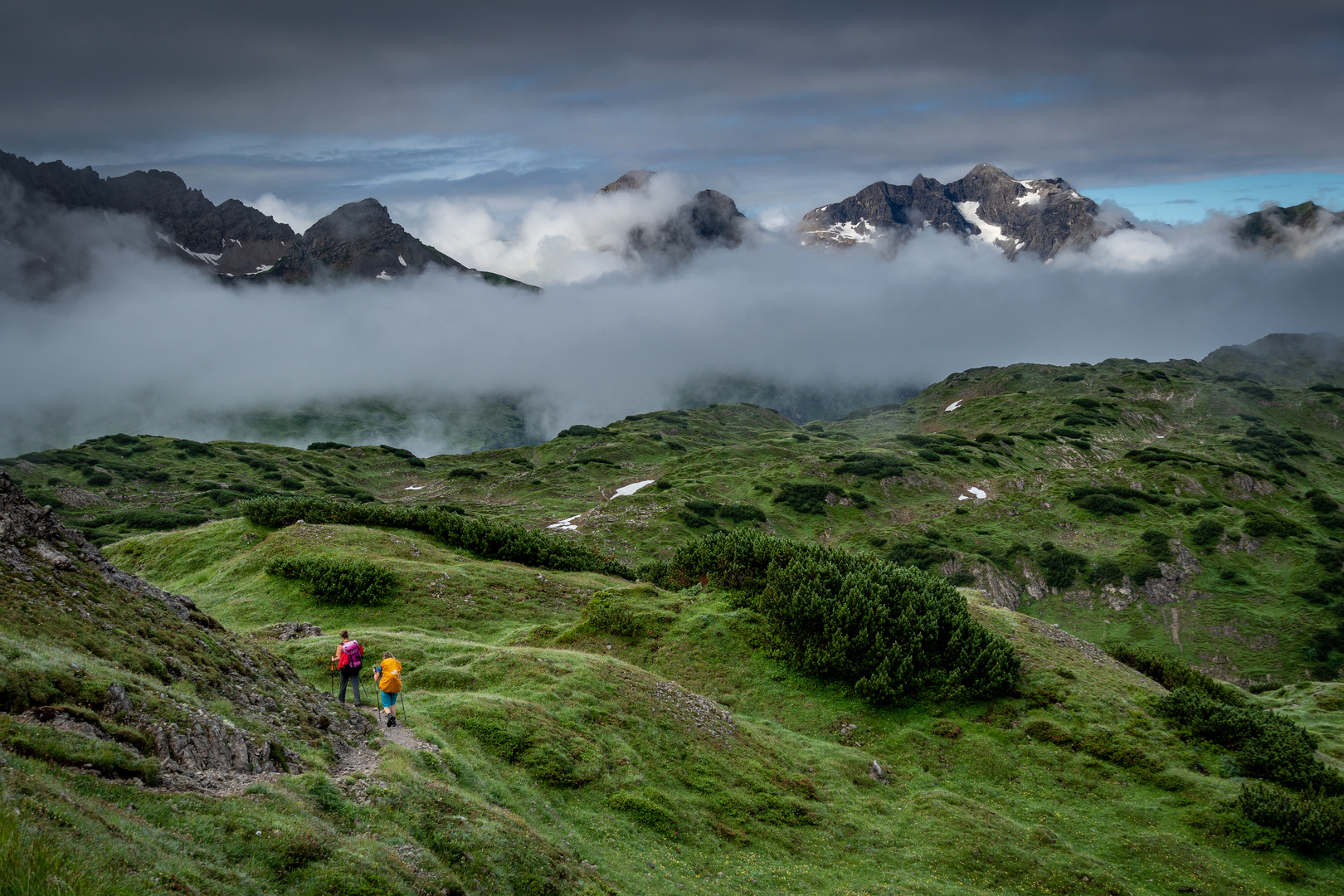 Auf dem Weg zur Widdersteinhütte...