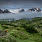 Auf dem Weg zur Widdersteinhütte...