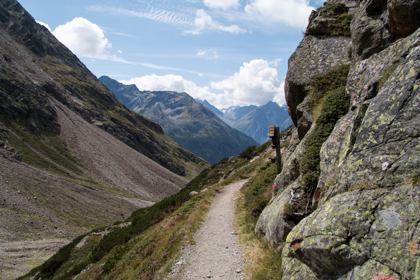 Auf dem Weg zur Winnebachseehütte