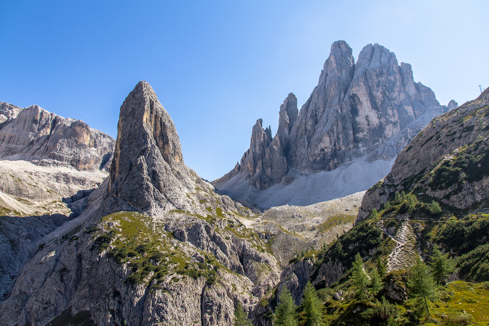 Auf dem Weg zur Zsigmondy-Hütte