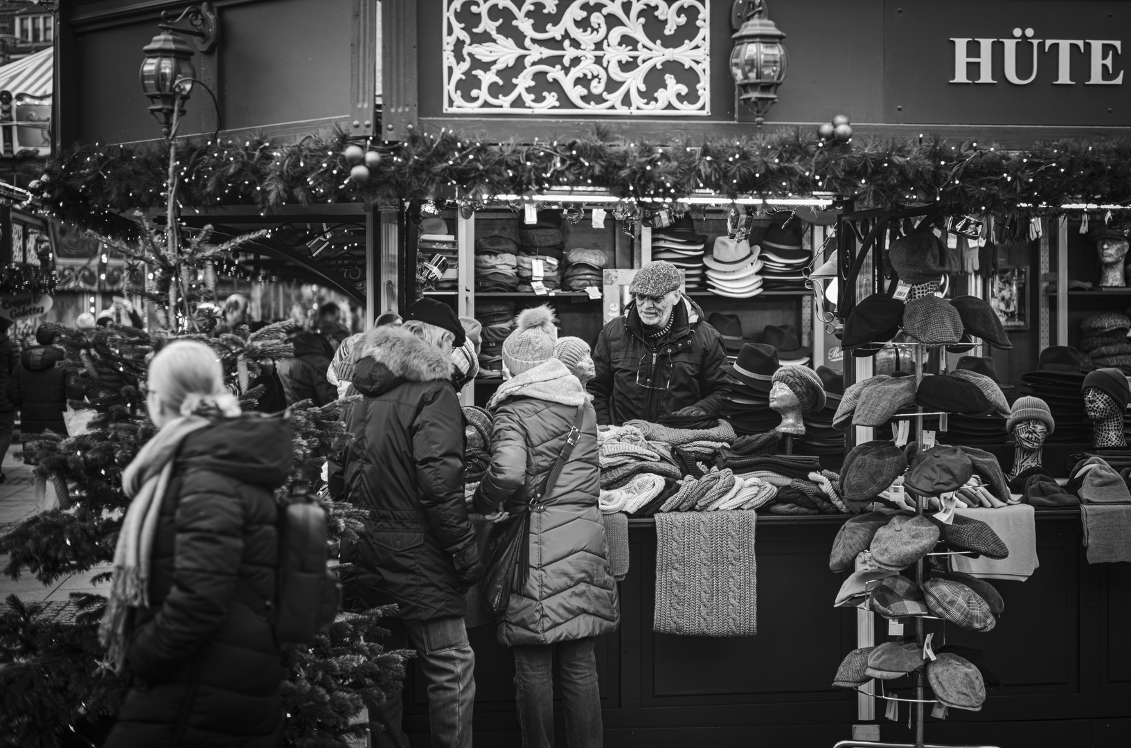 Auf dem Weihnachtsmarkt 