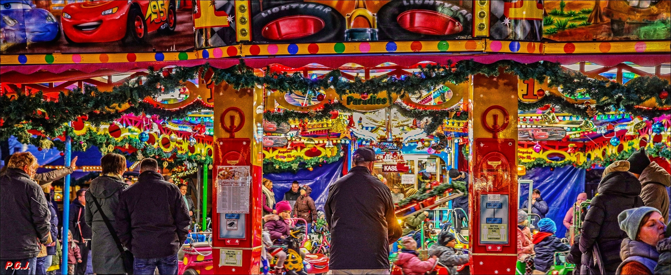 Auf dem Weihnachtsmarkt ....