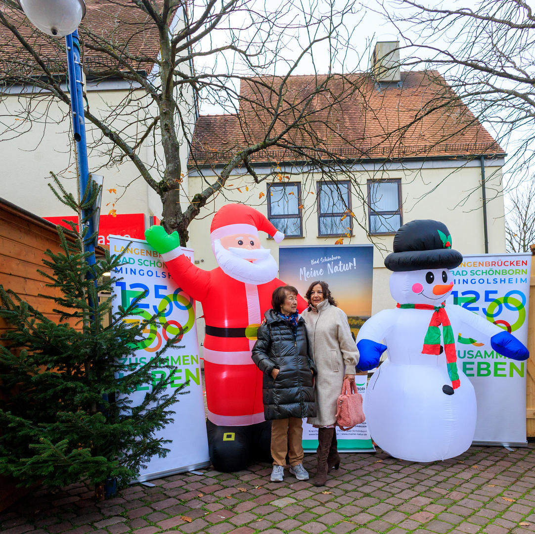 Auf dem Weihnachtsmarkt