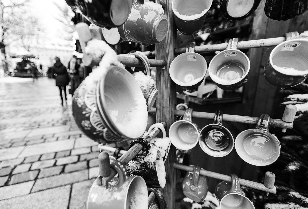 auf dem Weihnachtsmarkt