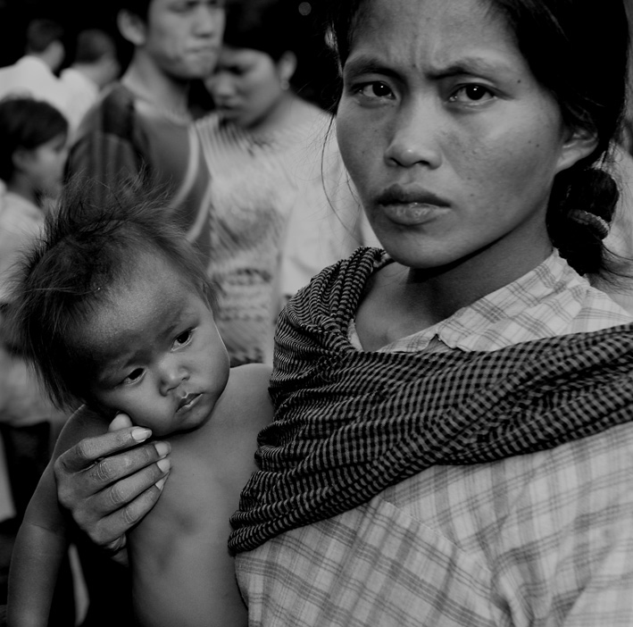 Auf dem Zentralmarkt in Phnom Penh